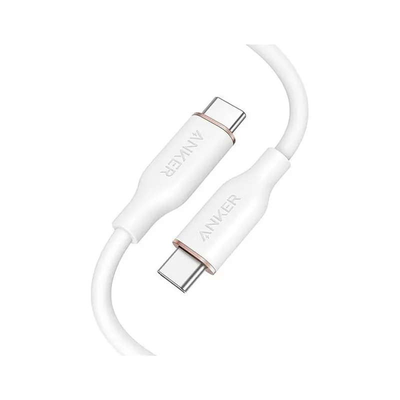 Anker Интерфейсный кабель Anker PowerLine III Flow USB-C to USB-C (A8552H21) Белый