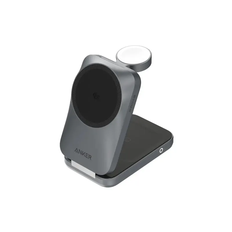 Anker Беспроводное зарядное устройство Anker Prime 3-in-1, MagGo, AirCool, Dock Stand (B25N1G21) Черный