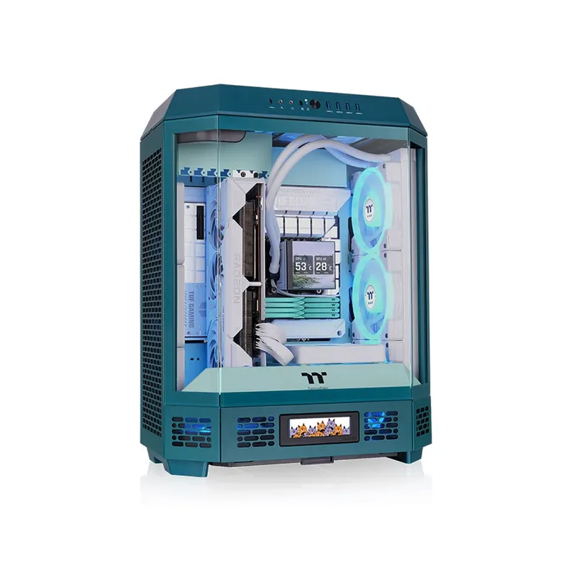 Thermaltake Компьютерный корпус Thermaltake The Tower 600 Transformative Teal без Б/П