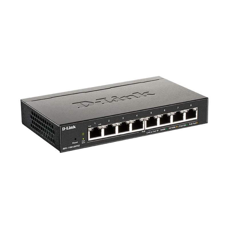 D-Link Коммутатор D-Link DGS-1100-08PV2/A4A