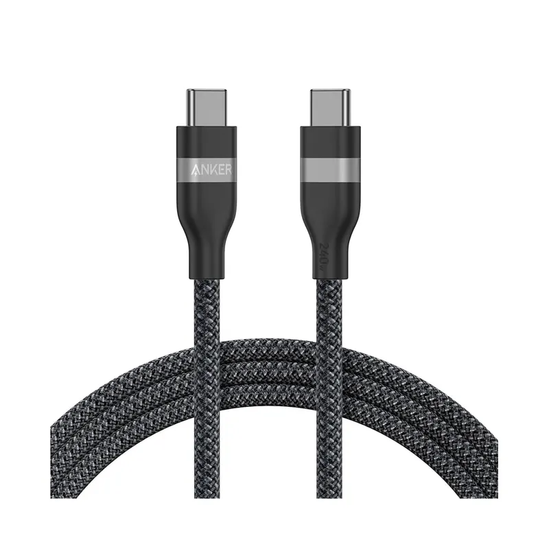Anker Интерфейсный кабель Anker USB-C to USB-C Cable 1М, 240W, (A82E2H11) Черный