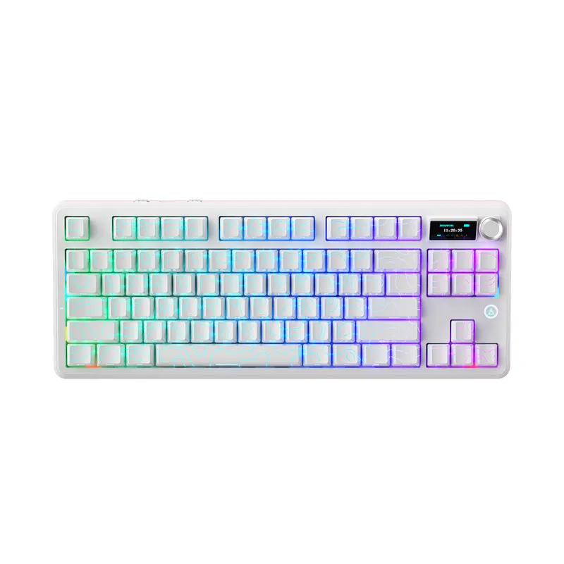 AJAZZ Клавиатура Ajazz MK87 Pro Peach Switch White