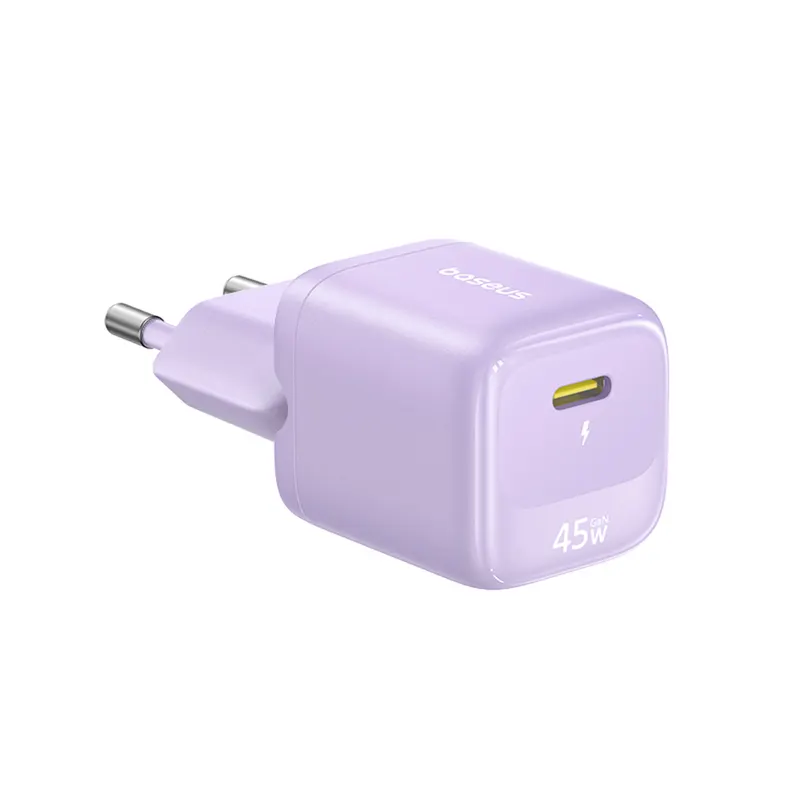 Baseus Адаптер питания Baseus FN22 1C 45W EU Nebula Purple (E0123303)