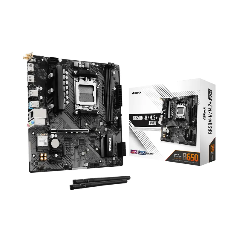 ASRock Материнская плата ASRock B650M-H/M.2+ WIFI