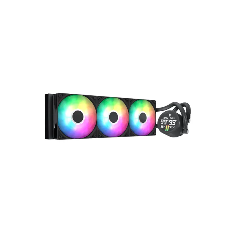 Aerocool Кулер с водяным охлаждением Aerocool Abyss L360R Digi BK