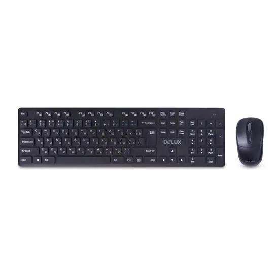 Delux Комплект Клавиатура + Мышь Delux DLD-1505OGB