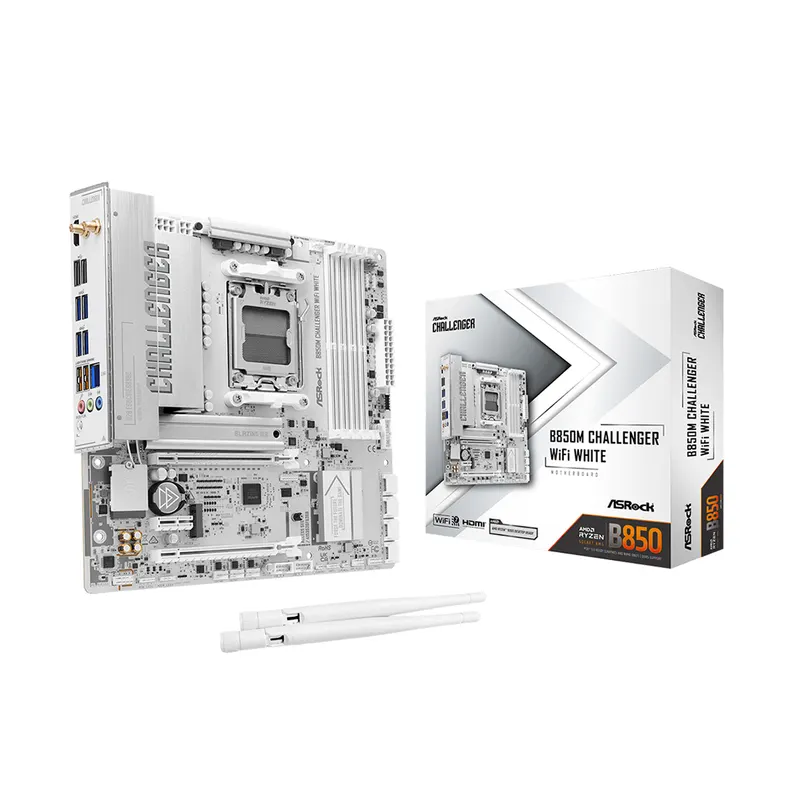 ASRock Материнская плата ASRock B850M Challenger WiFi White