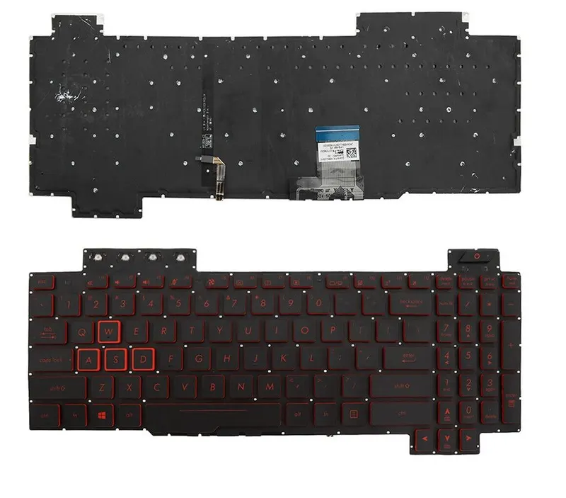 Asus Клавиатура для ноутбука Asus TUF Gaming FX504 FX505 FX80 AEBKLU03010 с подсветкой
