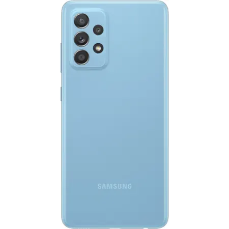 Samsung Крышка батареи Samsung A52 A525, с блоком камеры, голубой