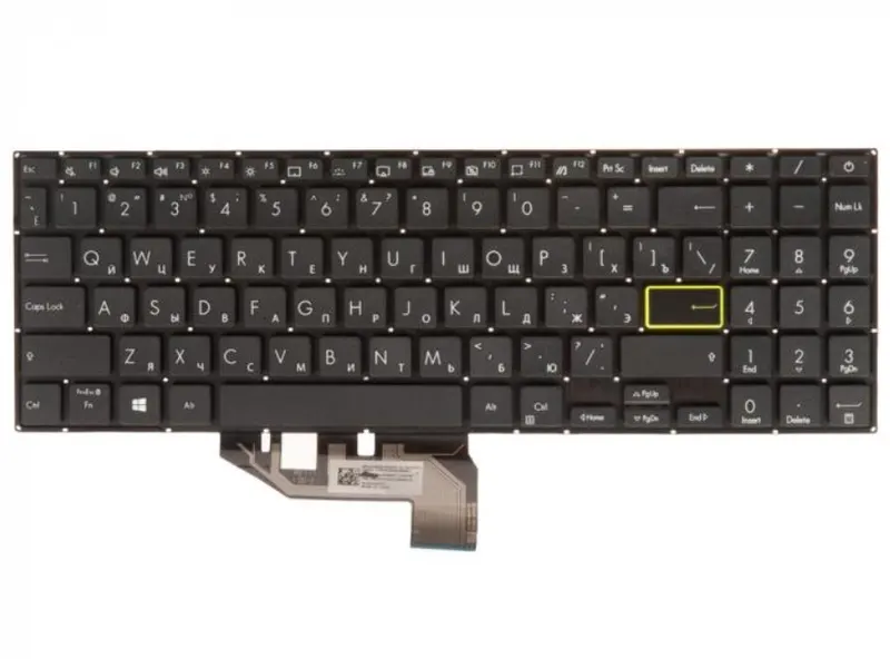 Asus Клавиатура для ноутбука Asus VivoBook 15 K513E, K513EA, K513EP, K513EQ, M513IA, M513UA черная