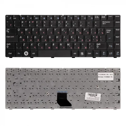 Samsung Клавиатура для ноутбука Samsung R520/ R522, RU, черная