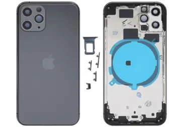 Apple Корпус iPhone 11 Pro серый космос (space grey) (в сборе с антеннами)