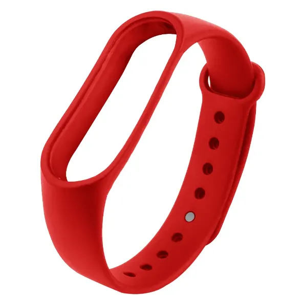 Xiaomi Ремешок Xiaomi Mi Band 5/ 6 силиконовый, красный