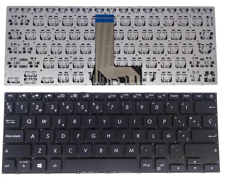 Asus Клавиатура для ноутбука Asus Vivobook 14 X405 X405U X405UA X405UQ X405UR S4000U, черный