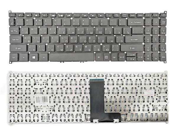 Acer Клавиатура для ноутбука Acer Aspire 3 A315-42G, RU, черная
