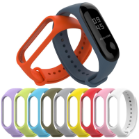 Ремешок Xiaomi Mi Band 3/ 4 Силиконовый цветной