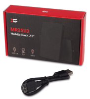 Корпус внешний для жесткого диска (Mobile Rack) X-Game MR25U3 SATA HDD 2.5" USB 3.0, черный