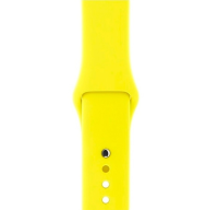 Ремешок A-Watch 42/ 44/ 45/ 49 мм силиконовый, желтый