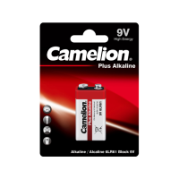 Батарейка крона CAMELION 6LR61-BP1 Plus Alkaline, 6F22, 9V, 680 mAh