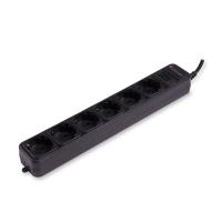 Сетевой фильтр iPower, iPEO5m, 6 розеток, 5 метров, 220-240V, 10A, черный