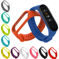 Ремешок Xiaomi Mi Band 5/ 6 Силиконовый цветной