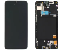 Дисплейный модуль Samsung Galaxy A40/ A405, org, черный ,с черной рамкой