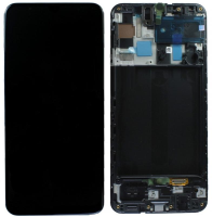 Дисплейный модуль Samsung Galaxy A50/ A505, org, чёрный, с чёрной рамкой