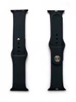 Ремешок A-Watch 38/ 40/ 41 мм силиконовый, черный
