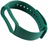 Ремешок Xiaomi Mi Band 5/ 6 силиконовый, темно-зеленый