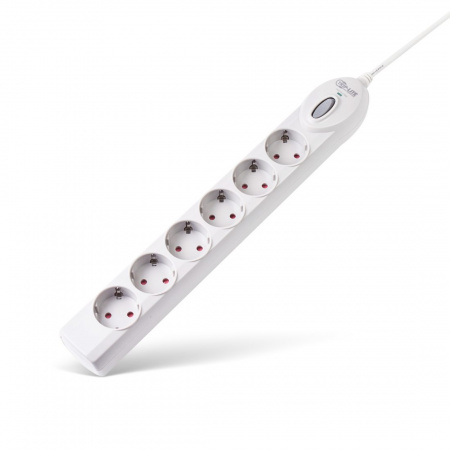 Сетевой фильтр, Tripp-lite, 6 розеток, 3 м., Super 6 DEU, белый