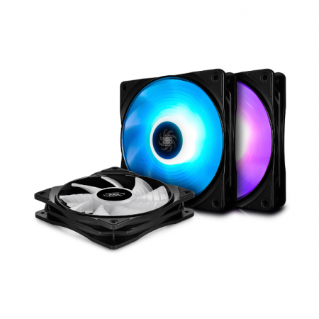 Комплект кулеров для компьютерного корпуса Deepcool RF120 - 3 в 1