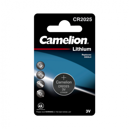 Батарейка Camelion Lithium CR2025-BP1 160 mAh 3V