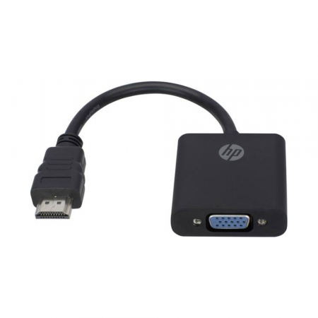 Адаптер-переходник HP HDMI на VGA, черный