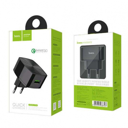 Адаптер сеть/USB Hoco C26, 1.5A Quick charge 3.0