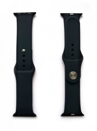 Ремешок A-Watch 42/ 44/ 45/ 49 мм силиконовый, черный