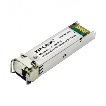 Трансивер TP-Link TL-SM321B-2 LC коннектор WDM TX: 1310 нм RX: 1550 нм Simplex  Одномодовый 2км