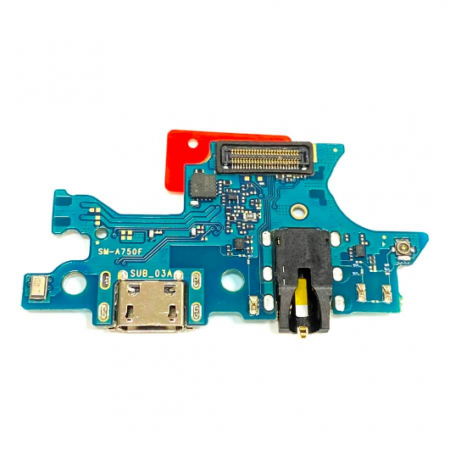 Плата заряда, разъём гарнитуры, микрофон Samsung Galaxy A7 2018/ A750
