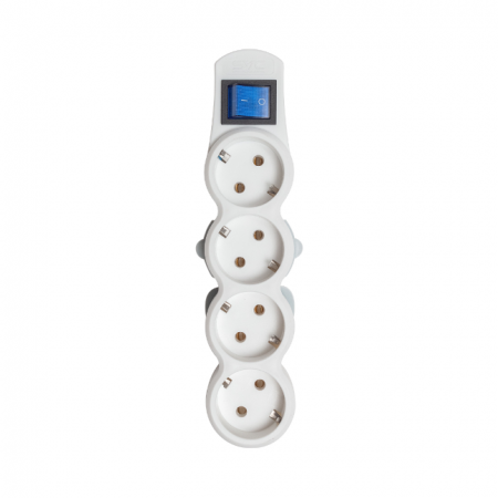 Сетевой фильтр SVC ZP4S-18M 1.8 м 220 в 4 розетки 1,8 м Белый