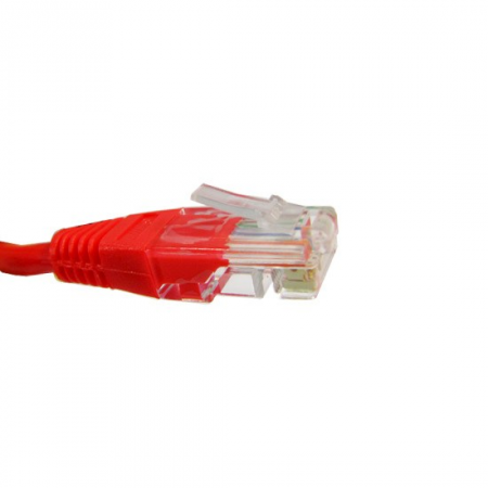 Патч Корд, A&P, APP001RD2, Cat.5, UTP, RJ-45, 2 м, Красный, Пол. пакет