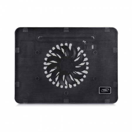 Охлаждающая подставка для ноутбука Deepcool WIND PAL MINI 15.6" DP-N114L-WDMI вентилятор 14см, LED, сквозной USB 2.0 21.6 дБл габариты 340*250*25мм