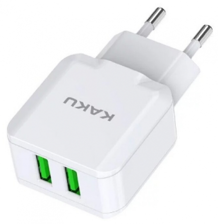 Адаптер питания Kaku KSC-408 2 USB 10w 2.4A поддерживает быструю зарядку