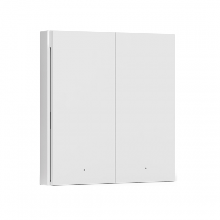 Настенный беспроводной выключатель двухклавишный Aqara Wireless Remote Switch H1(Double Rocker)