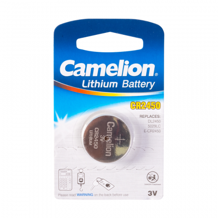 Батарейка Camelion Lithium CR2450-BP1 220mAh 3V