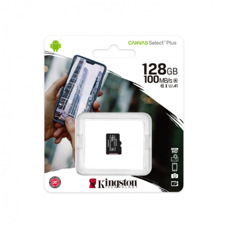 Карта памяти Micro SD Kingston SDCS2/128GBSP 128 GB без адаптера