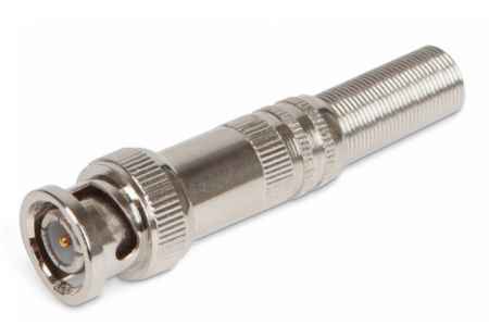 Разъем BNC штекер под винт с пружиной