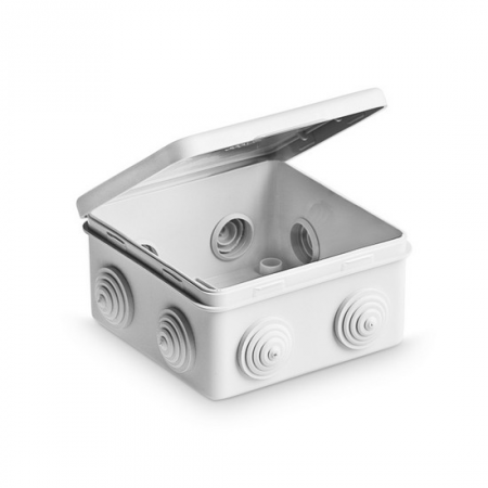 Коробка распаянная ТYCO 67045 для о/п 100х100х50мм, (8 вводов)