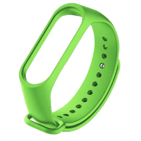 Ремешок Xiaomi Mi Band 3/ 4 силиконовый, ярко-зеленый