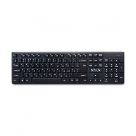 Клавиатура беспроводная Delux DLK-150GB Анг/Рус/Каз