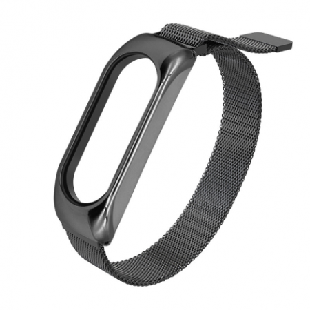 Ремешок Xiaomi Mi Band 7 миланская петля, черный